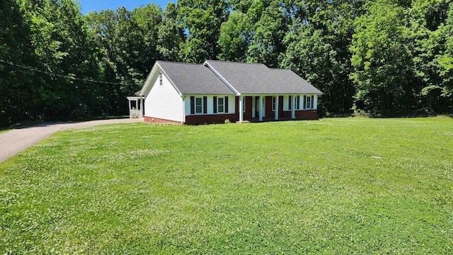 445 Caldwell Rd, Ripley, TN 38063 - view of front of property featuring driveway and a front yard