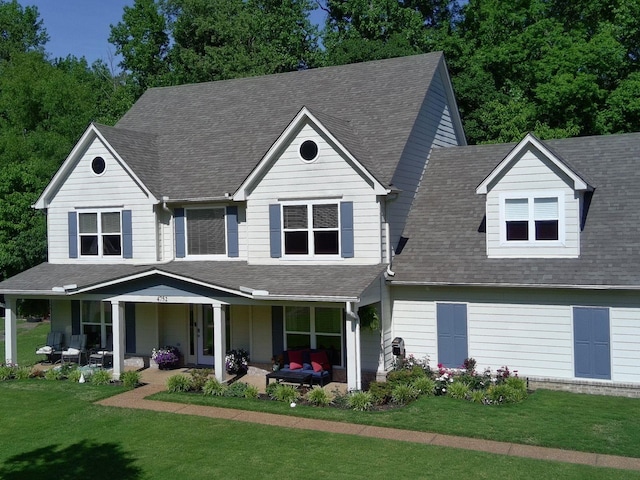 4752 Hampton Ridge Ln, Arlington, TN 38002 - view of front of home featuring a front lawn and roof with shingles