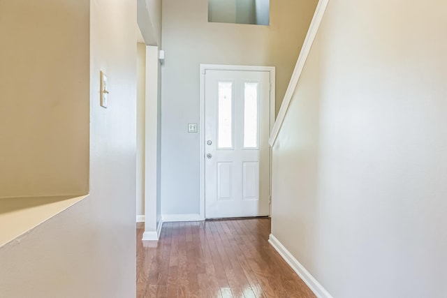 1168 E Red Fern Cir, Cordova, TN 38018 - doorway featuring wood-type flooring and baseboards