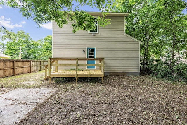 510 Leath St, Memphis, TN 38105 - back of house featuring a deck