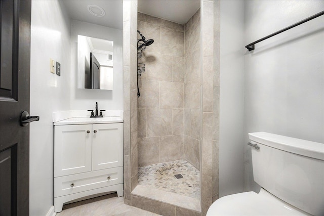 5796 N Foxburrow Cir, Memphis, TN 38115 - full bath with toilet, tiled shower, and vanity