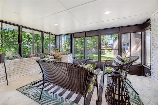 5796 N Foxburrow Cir, Memphis, TN 38115 - sunroom / solarium featuring plenty of natural light and french doors
