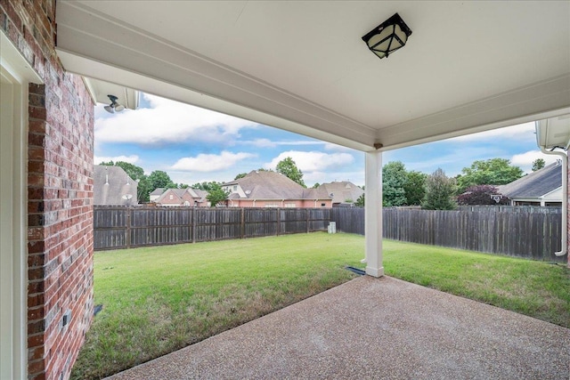 1166 Sanbyrn Dr, Cordova, TN 38018 - view of yard with a patio area and a residential view
