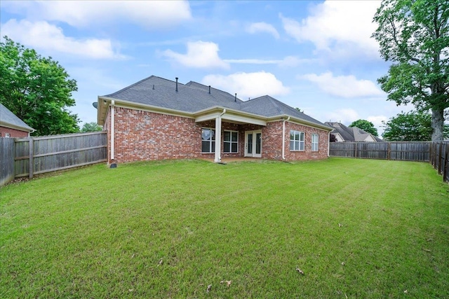 1166 Sanbyrn Dr, Cordova, TN 38018 - rear view of house with brick siding and a shingled roof