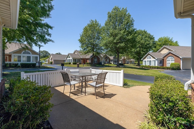 1800 Appling Oaks Cir Unit 75, Cordova, TN 38016 - view of patio with a residential view and outdoor dining space