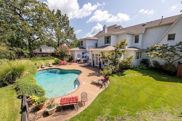 1245 Auburn Woods Dr, Collierville, TN 38017 - view of pool with a patio area