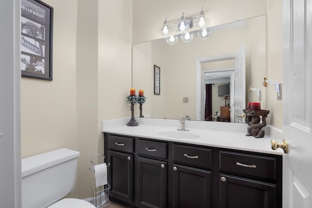 1620 Saddle Chase Cv, Memphis, TN 38016 - half bath featuring vanity and toilet