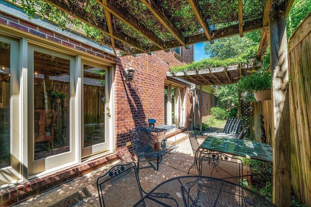 5239 Hedgewyck Ct, Memphis, TN 38117 - view of patio featuring outdoor dining space