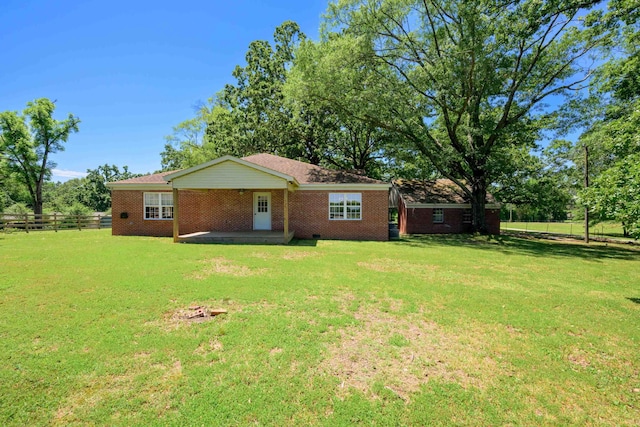 630 Raleigh-Lagrange Dr, Rossville, TN 38066 - back of house featuring brick siding and a patio