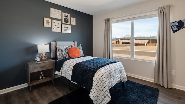 4494 Royster Creek Dr, Millington, TN 38053 - bedroom featuring wood finished floors and baseboards