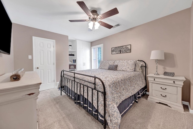 8955 Clair Douwie Cv, Bartlett, TN 38133 - bedroom with carpet, a ceiling fan, and baseboards