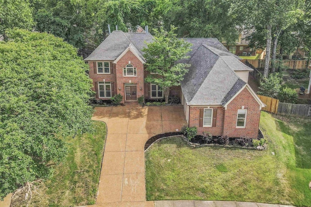 8917 River Sound Dr, Cordova, TN 38016 - view of front facade featuring brick siding and a shingled roof