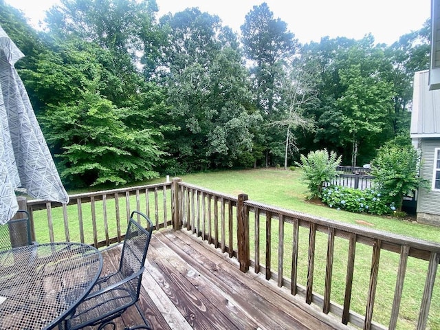 29 Frank Fwy, Iuka, MS 38852 - deck with a yard and view of scattered trees
