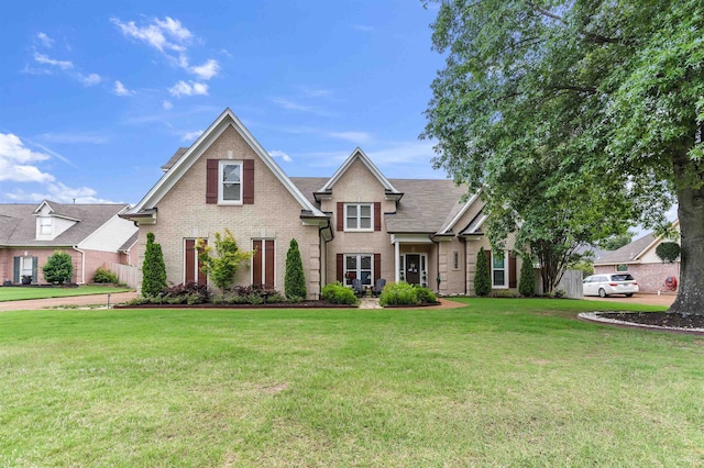 12262 Kathleen Cv, Arlington, TN 38002 - view of front facade with brick siding and a front yard