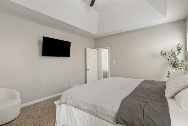 9071 E Tefall Cv, Cordova, TN 38016 - bedroom with carpet flooring, baseboards, and ceiling fan