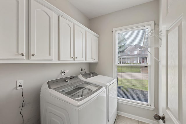 9071 E Tefall Cv, Cordova, TN 38016 - washroom with cabinet space and washer and dryer