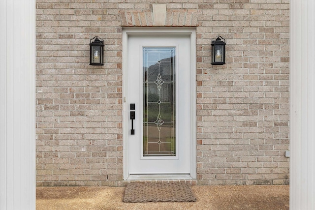 9071 E Tefall Cv, Cordova, TN 38016 - doorway to property with brick siding