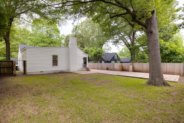 228 Palisade St, Memphis, TN 38111 - view of yard with a patio area and entry steps