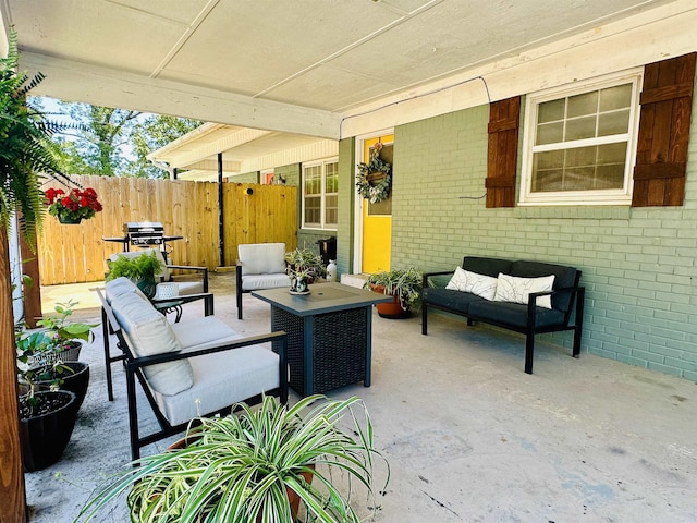 159 Hillhurst Dr, Selmer, TN 38375 - view of patio / terrace with an outdoor hangout area
