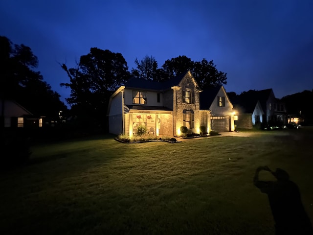 6104 Scottscraig Cv, Bartlett, TN 38135 - traditional home with brick siding and an attached garage