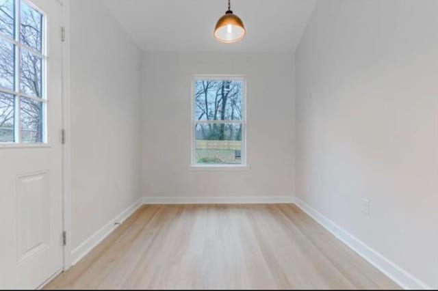 4100 New Willow Rd, Memphis, TN 38111 - spare room featuring light wood-style floors, plenty of natural light, and baseboards