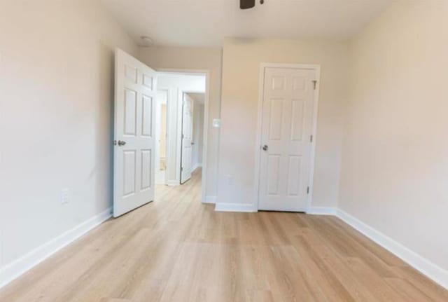 4100 New Willow Rd, Memphis, TN 38111 - unfurnished bedroom with light wood-type flooring and baseboards