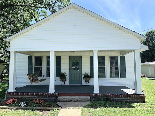 119 Red Bird Rd, Middleton, TN 38052 - view of front of house with covered porch