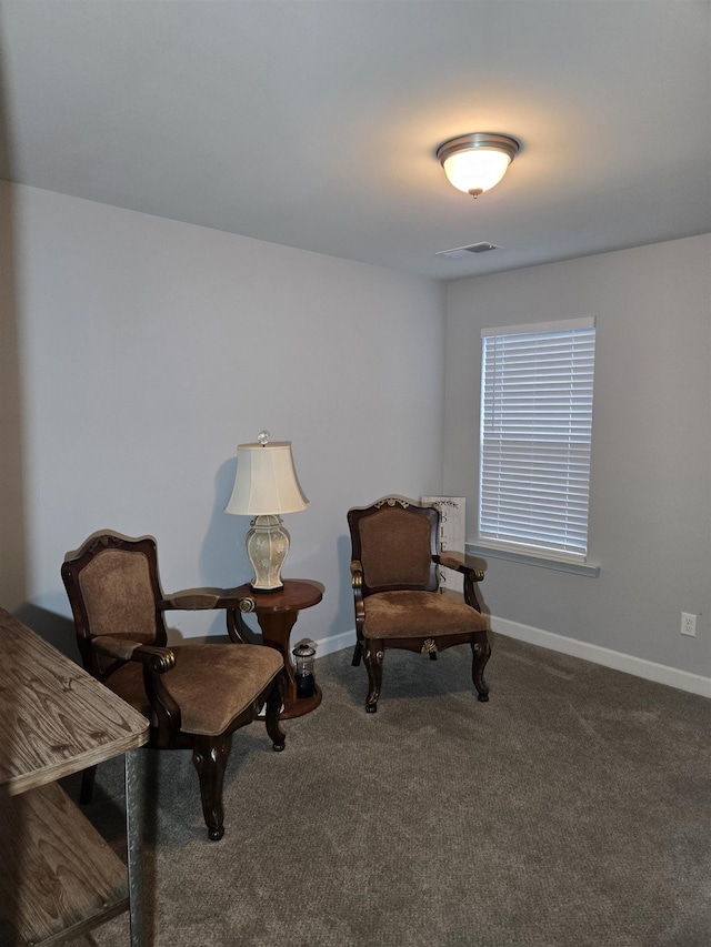 7898 Park Valley Dr, Southaven, MS 38671 - sitting room with baseboards and carpet floors