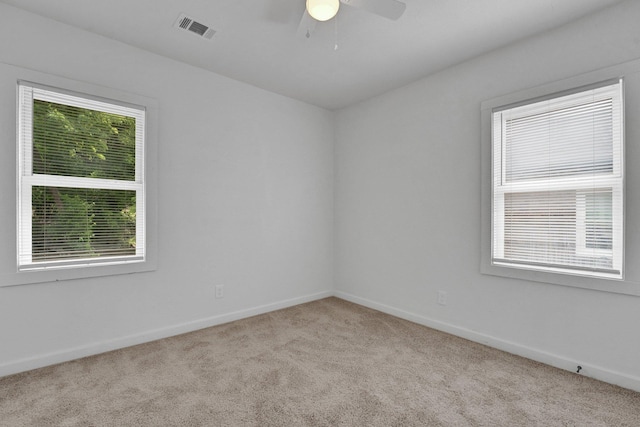 1394 Chadwick Cir, Memphis, TN 38114 - unfurnished room with carpet floors, baseboards, and ceiling fan