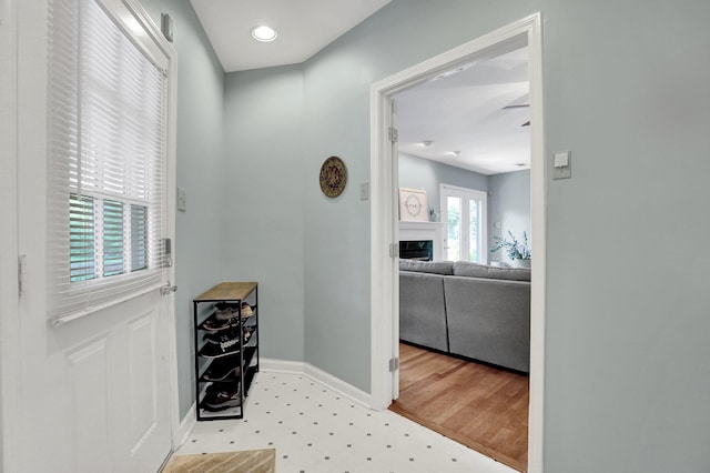 4141 Sequoia Ave, Memphis, TN 38117 - hallway with baseboards and light floors