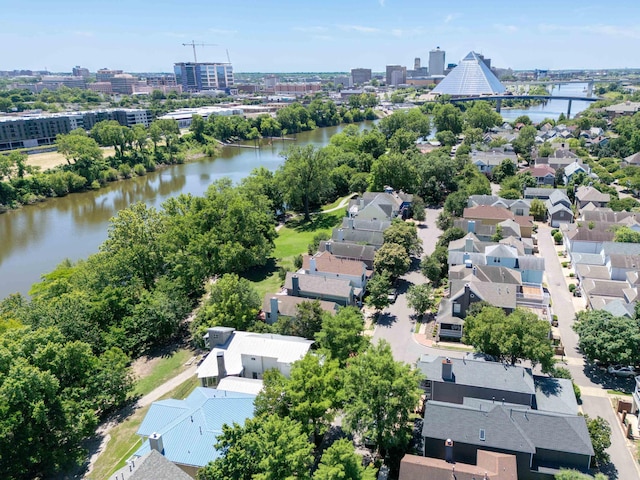 182 Harbor Isle Cir, Memphis, TN 38103 - view of urban area with a nearby body of water and a notable bridge