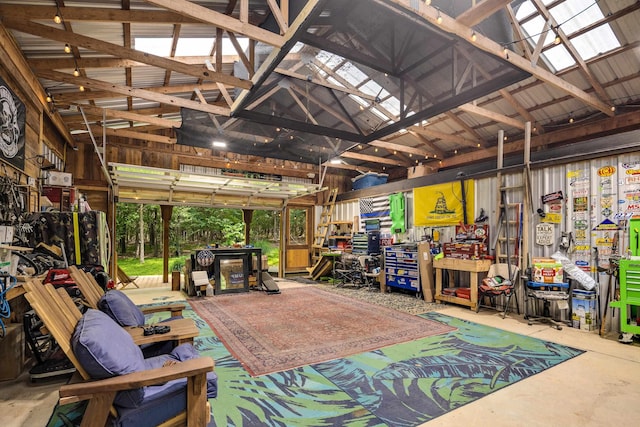 1940 Nuckolls Rd, Rossville, TN 38066 - garage with a workshop area