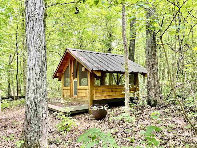 1940 Nuckolls Rd, Rossville, TN 38066 - view of outdoor structure featuring a wooded view