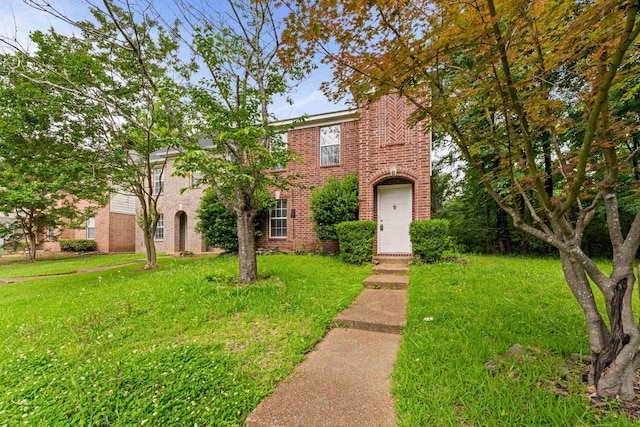 7194 Charlton Way, Cordova, TN 38018 - view of front of home featuring brick siding and a front yard