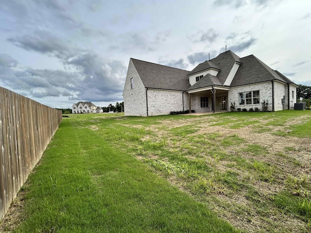 602 Cedar Shadows Cir W, Collierville, TN 38017 - rear view of property with central AC