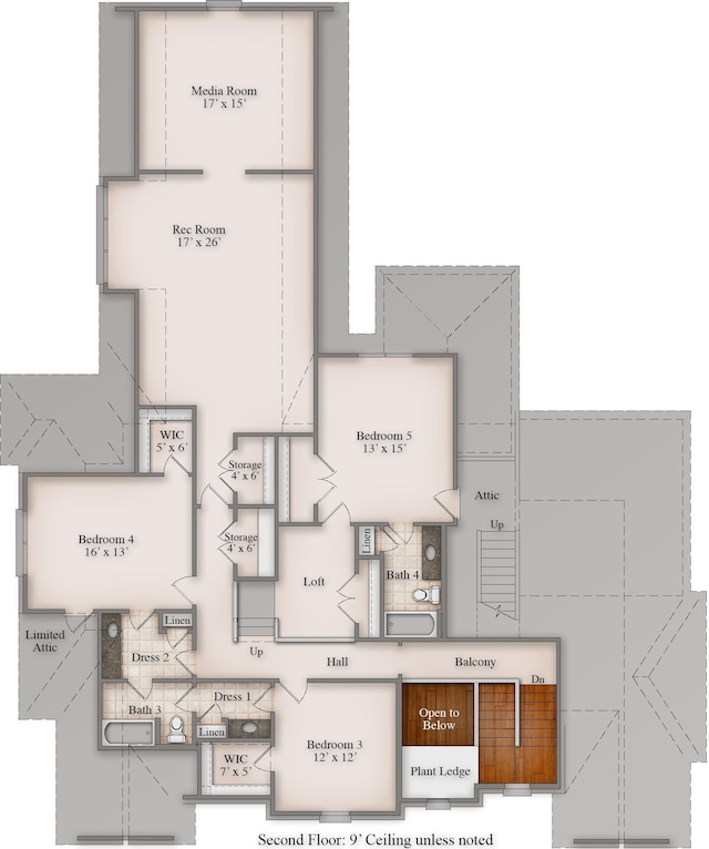 602 Cedar Shadows Cir W, Collierville, TN 38017 - room layout