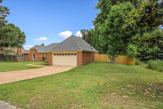 4386 S Germantown Rd, Memphis, TN 38125 - view of front of house with a garage, brick siding, concrete driveway, and a shingled roof