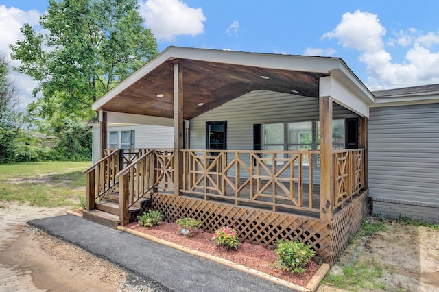 229 Coats Rd, Brighton, TN 38011 - view of front of house with a porch