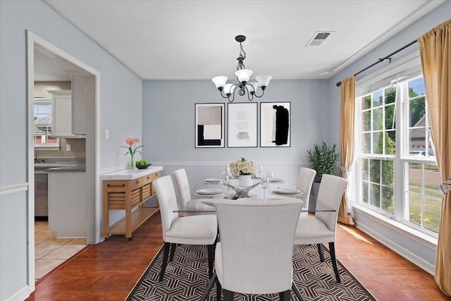 9270 Durhamshire Dr, Cordova, TN 38016 - dining space featuring a chandelier and light wood-style floors