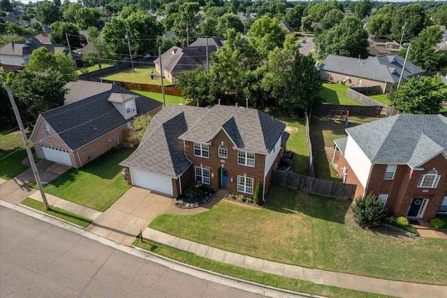 9270 Durhamshire Dr, Cordova, TN 38016 - aerial perspective of suburban area