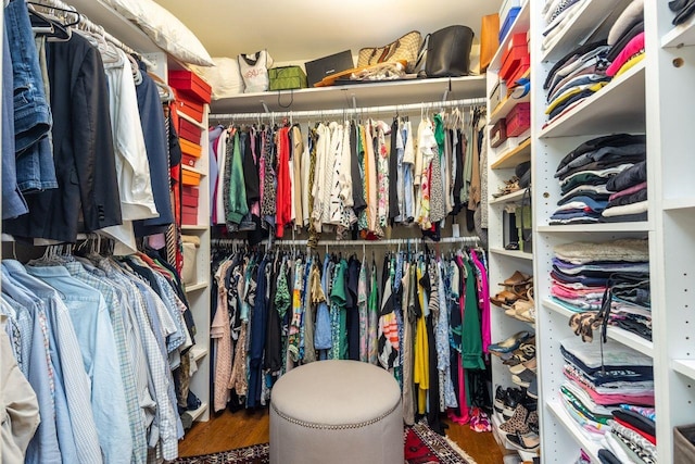 241 Greenway Rd, Memphis, TN 38117 - spacious closet featuring wood finished floors
