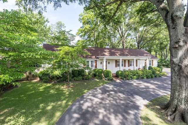241 Greenway Rd, Memphis, TN 38117 - view of front of property with a porch and a chimney