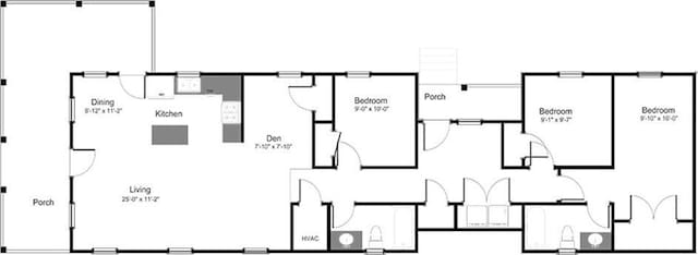 1742 Nelson Ave, Memphis, TN 38114 - property floor plan