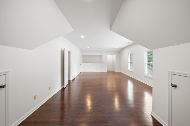 2073 W Houston Way, Collierville, TN 38139 - additional living space with dark wood-type flooring, baseboards, and recessed lighting
