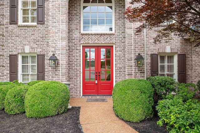 2073 W Houston Way, Collierville, TN 38139 - entrance to property featuring french doors and brick siding