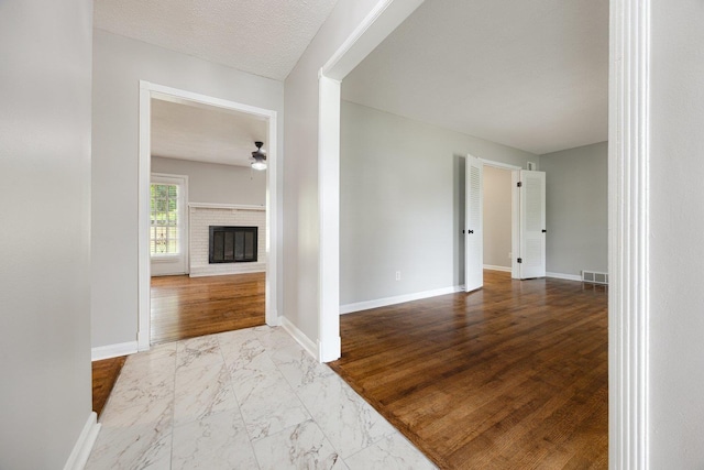 5236 Marynelle Cv, Memphis, TN 38116 - hallway featuring marble finish floors and baseboards
