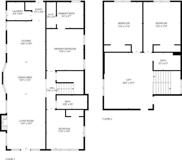 857 E Parkway St, Memphis, TN 38104 - floor plan / room layout