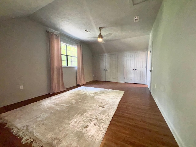 245 Holiday Hills Ln, Counce, TN 38326 - bonus room with lofted ceiling, baseboards, a ceiling fan, and wood finished floors