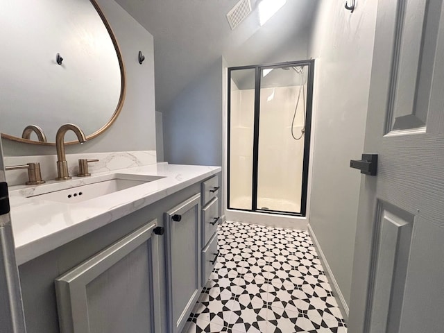 245 Holiday Hills Ln, Counce, TN 38326 - bathroom with vanity and a shower stall