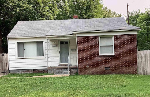 4864 Bowen Ave, Memphis, TN 38122 - view of front of house with crawl space and roof with shingles